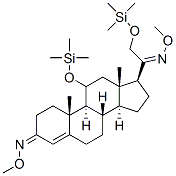 11,21-Bis[(trimethylsilyl)oxy]pregn-4-ene-3,20-dione bis(O-methyloxime )