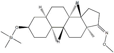 3α-Trimethylsilyloxy-5β-androstan-17-one O-methyl oxime