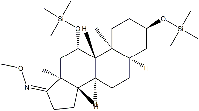3α,11β-Bis(trimethylsiloxy)-5β-androstan-17-one O-methyl oxime