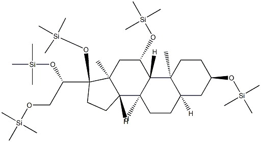 [[(20S)-5β-Pregnane-3α,11β,17,20,21-pentyl]penta(oxy)]pentakis(trimethylsilane)