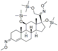 Pregn-4-ene-3,20-dione, 11,17,21-tris[(trimethylsilyl)oxy]-, bis(O-met hyloxime), (11beta)-