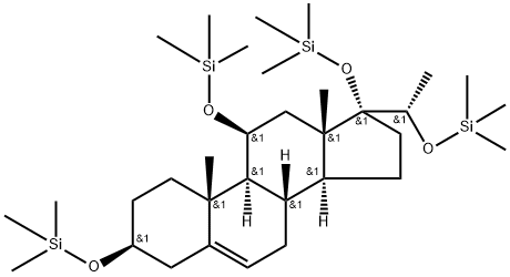 [[(20S)-Pregn-5-ene-3β,11β,17,20-tetryl]tetra(oxy)]tetrakis(trimethylsilane)