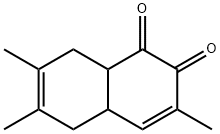 1,2-Naphthoquinone, 4a,5,8,8a-tetrahydro-3,6,7-trimethyl- (8CI)