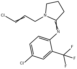 1-[(E)-3-chloroprop-2-enyl]-N-[4-chloro-2-(trifluoromethyl)phenyl]pyrr olidin-2-imine