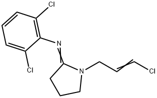 Benzenamine, 2,6-dichloro-N-(1-(3-chloro-2-propenyl)-2-pyrrolidinylide ne)-