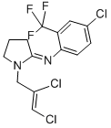 Pyrrolidine, 2-((4-chloro-2-(trifluoromethyl)phenyl)imino)-1-(2,3-dich loro-2-propenyl)-