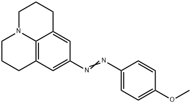 2,3,6,7-Tetrahydro-9-[(4-methoxyphenyl)azo]-1H,5H-benzo[ij]quinolizine
