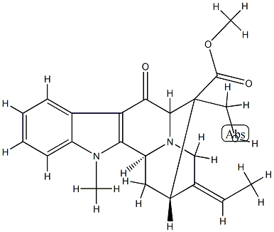 17-Hydroxy-1-methyl-6-oxosarpagane-16-carboxylic acid methyl ester