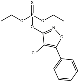 Phosphorothioic acid, O-(4-chloro-5-phenyl-3-isoxazolyl) O,O-diethyl e ster