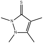 3H-Pyrazole-3-thione,  1,2-dihydro-1,2,4,5-tetramethyl-