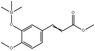 3-[4-Methoxy-3-(trimethylsilyloxy)phenyl]propenoic acid methyl ester