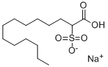 sodium hydrogen 2-sulphonatotetradecanoate