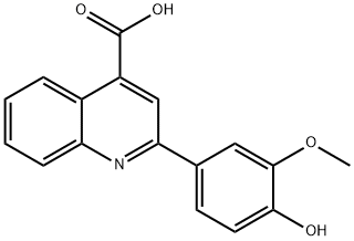 2-(4-羟基-3-甲氧苯基)喹啉-4-羧酸