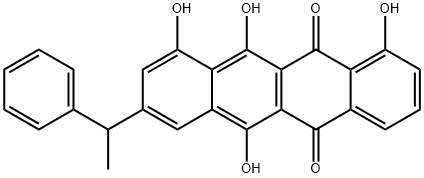 1,6,10,11-Tetrahydroxy-8-(α-methylbenzyl)-5,12-naphthacenedione