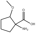 Cyclopentanecarboxylic  acid,  1-amino-2-methoxy-