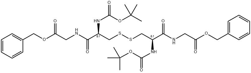 N,N''-(N,N''-Dicarboxy-L-cystyl)di-glycine Dibenzyl N,N''-Di-tert-butyl Ester