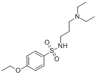 N-(3-Diethylaminopropyl)-p-ethoxybenzenesulfonamide