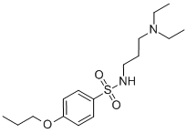 N-(3-Diethylaminopropyl)-p-propoxybenzenesulfonamide