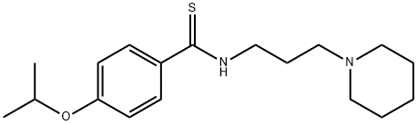 p-Isopropoxy-N-(3-piperidinopropyl)thiobenzamide