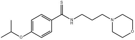 p-Isopropoxy-N-(3-morpholinopropyl)thiobenzamide