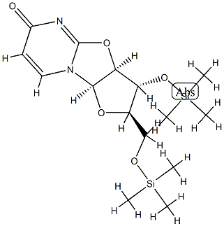 (2R)-2,3,3aβ,9aβ-Tetrahydro-3β-[(trimethylsilyl)oxy]-2α-[[(trimethylsilyl)oxy]methyl]-6H-furo[2',3':4,5]oxazolo[3,2-a]pyrimidin-6-one