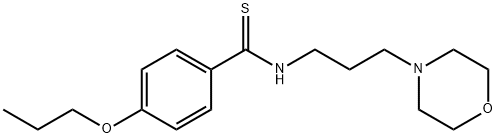 N-(3-Morpholinopropyl)-p-(propoxy)thiobenzamide