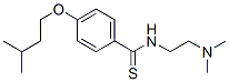 N-[2-(Dimethylamino)ethyl]-p-(isopentyloxy)thiobenzamide