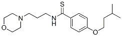p-(Isopentyloxy)-N-(3-morpholinopropyl)thiobenzamide