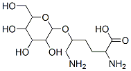 2,6-diamino-5-[3,4,5-trihydroxy-6-(hydroxymethyl)oxan-2-yl]oxy-hexanoic acid