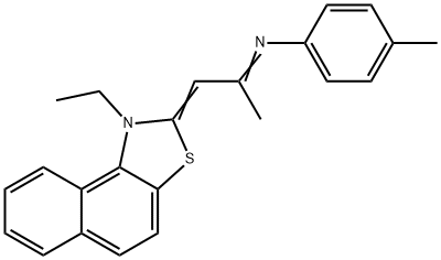 N-[2-(1-Ethylnaphtho[1,2-d]thiazol-2(1H)-ylidene)-1-methylethylidene]-4-methylbenzenamine