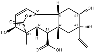 2β,4aα,6α-Trihydroxy-1β-methyl-8-methylenegibb-3-ene-1α,10β-dicarboxylic acid 1,4a-lactone