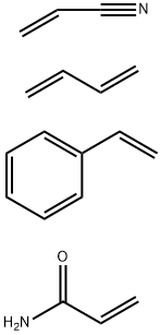 2-Propenamide, polymer with 1,3-butadiene, ethenylbenzene and 2-propenenitrile
