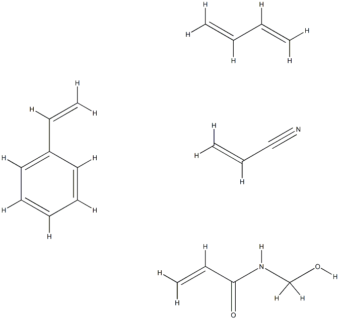 N-(羟甲基)-2-丙烯酰胺、1,3-丁二烯、乙烯基苯和2-丙烯腈的聚合物