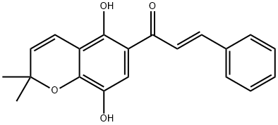 (E)-1-(5,8-Dihydroxy-2,2-dimethyl-2H-1-benzopyran-6-yl)-3-phenyl-2-propen-1-one