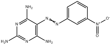 Pyrimidine, 5-(m-nitrophenylazo)-2,4,6-triamino-