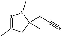 1H-Pyrazole-5-acetonitrile,  4,5-dihydro-1,3,5-trimethyl-