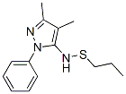 1-Phenyl-3-methyl-4-(1'-methyl)propylthio-5-aminopyrazole