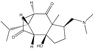 (1R,9S)-1,5a,6,7,8,8a-Hexahydro-8aβ-hydroxy-9-isopropyl-5aβ-methyl-6α-[(dimethylamino)methyl]-1β,4β-methano-2H-cyclopent[d]oxepine-2,5(4H)-dione