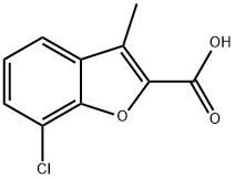 7-氯-3-甲基-1-苯并呋喃-2-羧酸
