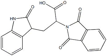 α-(1,3-Dihydro-1,3-dioxo-2H-isoindol-2-yl)-2,3-dihydro-2-oxo-1H-indole-3-propionic acid