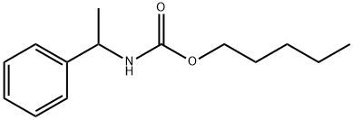 α-Methylbenzylcarbamic acid pentyl ester
