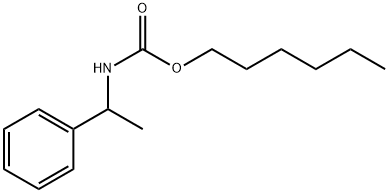 N-(α-Methylbenzyl)carbamic acid hexyl ester