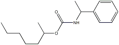 (α-Methylbenzyl)carbamic acid 1-methylhexyl ester