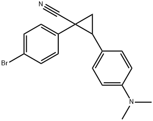 1-(4-Bromophenyl)-2-[4-(dimethylamino)phenyl]-1-cyclopropanecarbonitrile
