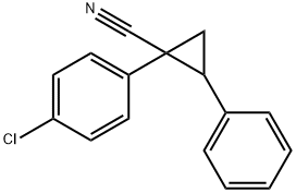 1-(4-chlorophenyl)-2-phenyl-cyclopropane-1-carbonitrile