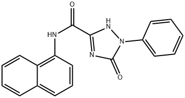 N-(1-Naphtyl)-4,5-dihydro-5-oxo-1-phenyl-1H-1,2,4-triazole-3-carboxamide