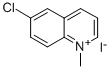 Quinolinium, 6-chloro-N-methyl-, iodide