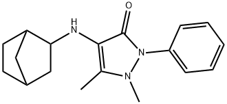 Antipyrine, 4-(2-norbornylamino)-