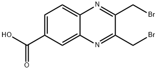 6-QUINOXALINECARBOXYLIC ACID, 2,3-BIS(BROMOMETHYL)-