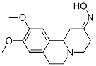1,3,4,6,7,11b-Hexahydro-9,10-dimethoxy-2H-benzo[a]quinolizin-2-one oxime